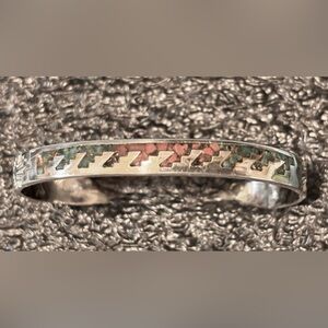 Estate Vintage Native American-Zuni style Sterling Silver Women's Bracelet